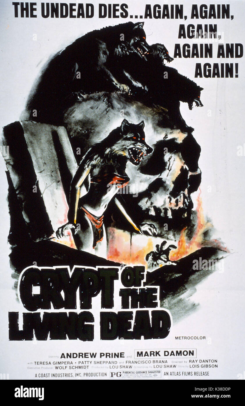 Cripta di morti viventi poster data: 1973 Foto Stock