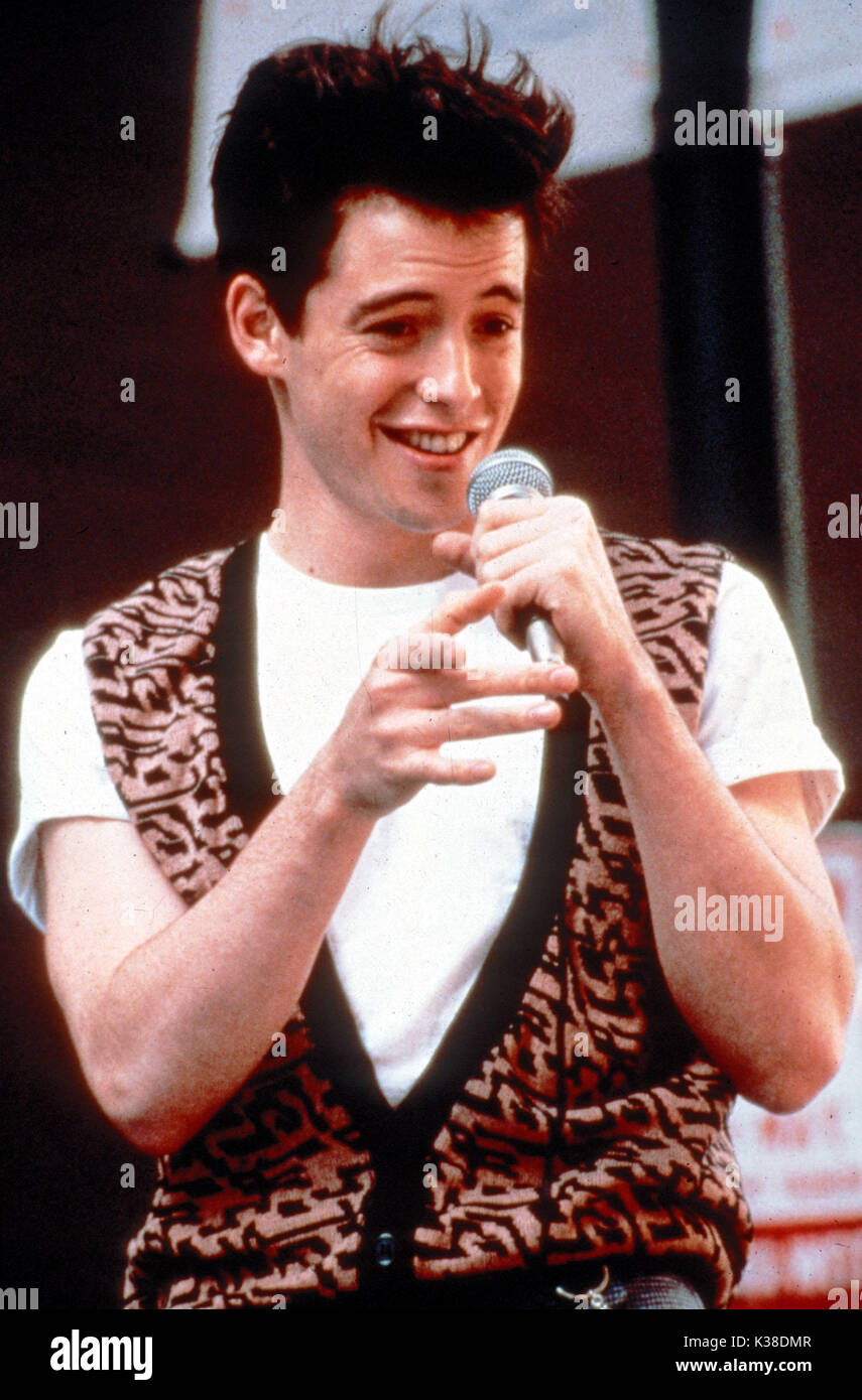 FERRIS BUELLER'S DAY OFF (US) 1986 Paramount Pictures Matthew Broderick data: 1986 Foto Stock