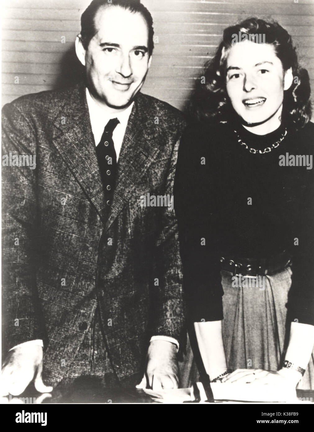 ROBERTO ROSSELLINI E INGRID BERGMAN Foto Stock