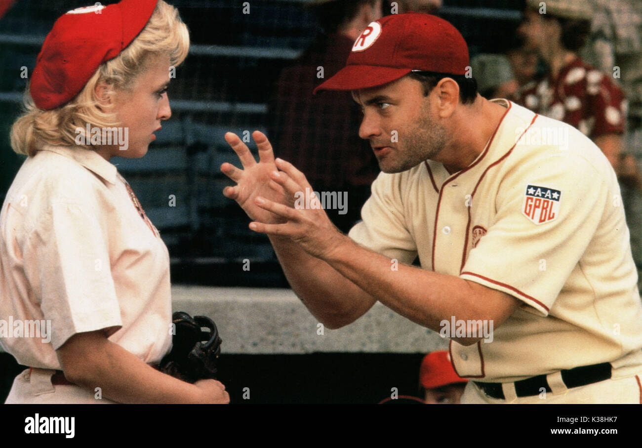 Un CAMPIONATO DI LORO BITTY SCHRAM, Tom Hanks data: 1992 Foto Stock