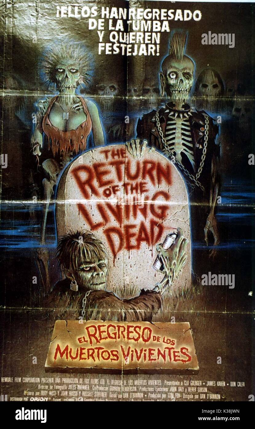 Il ritorno dei morti viventi data: 1985 Foto Stock