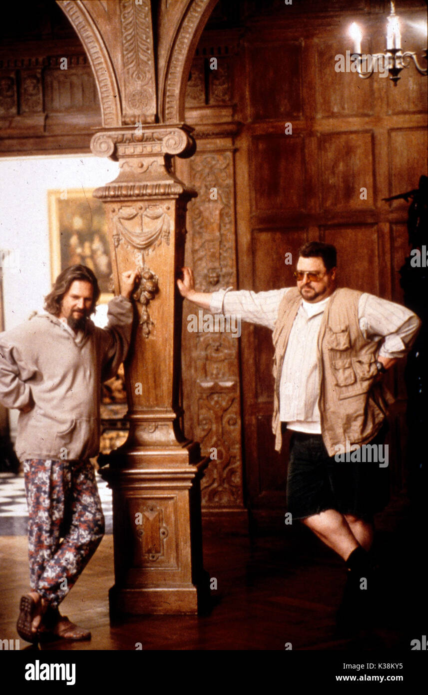 Il grande Lebowski Jeff Bridges, John Goodman Foto Stock