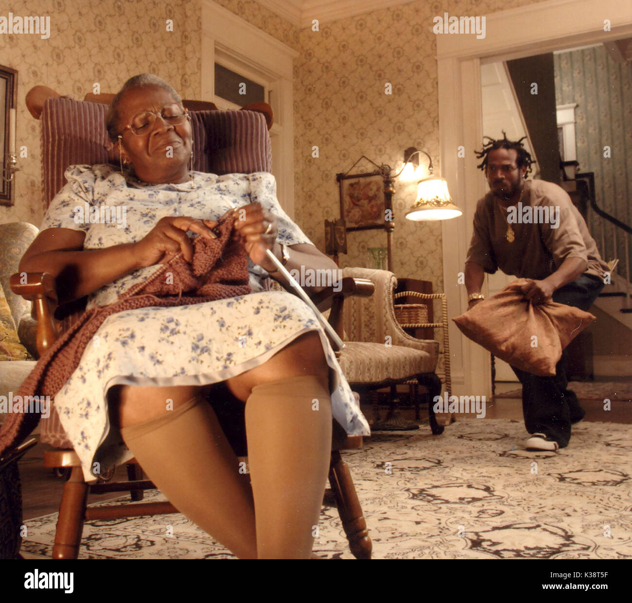 Il LADYKILLERS IRMA P HALL, Marlon Wayans data: 2004 Foto Stock