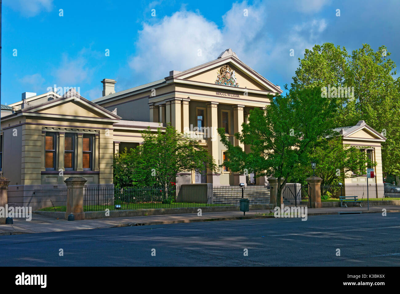 Corte arancione house n.s.w. Foto Stock