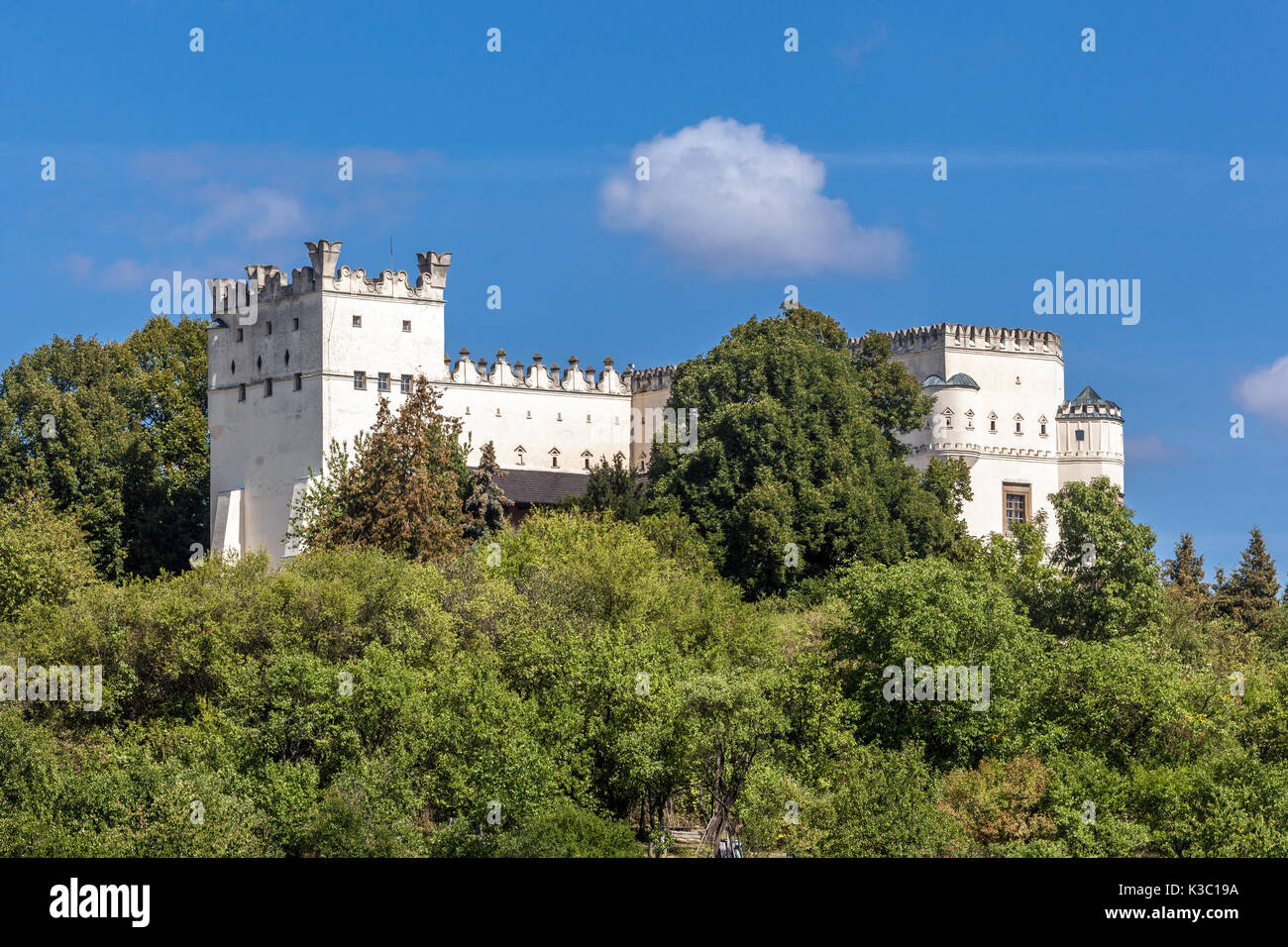 Chateau Nesovice, la Moravia del Sud, Repubblica Ceca Foto Stock