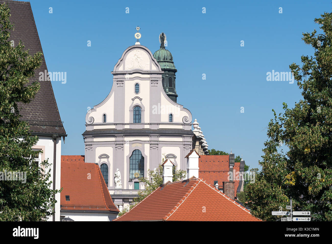 Una immagine della basilica di Altoetting in Baviera Germania Foto Stock