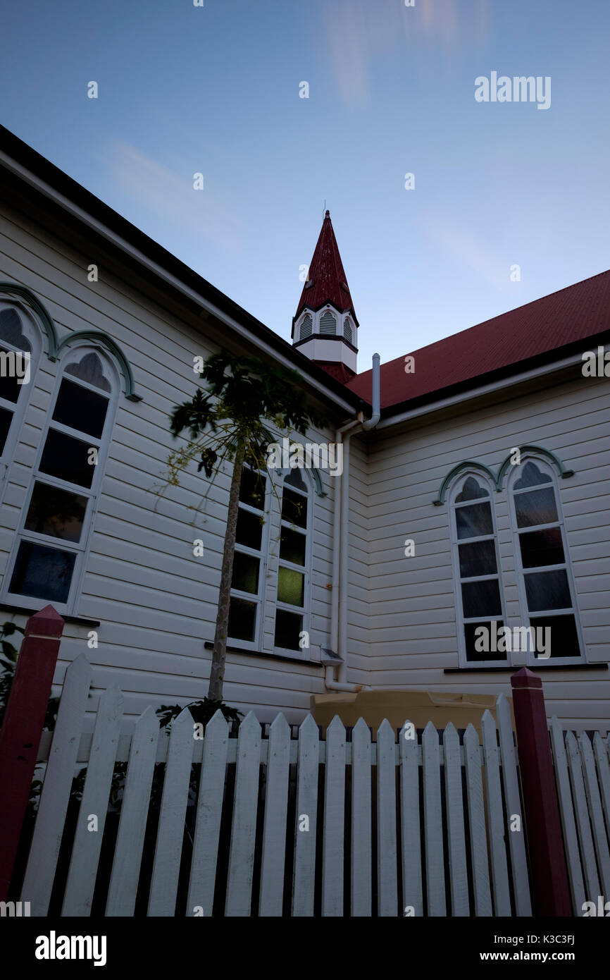 Il vecchio e storico Sandgate chiesa battista nel tardo pomeriggio Foto Stock