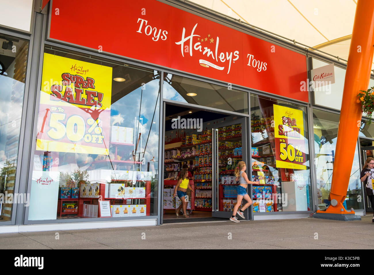 Hamleys toy store outlet center, Ashford Regno Unito Foto Stock