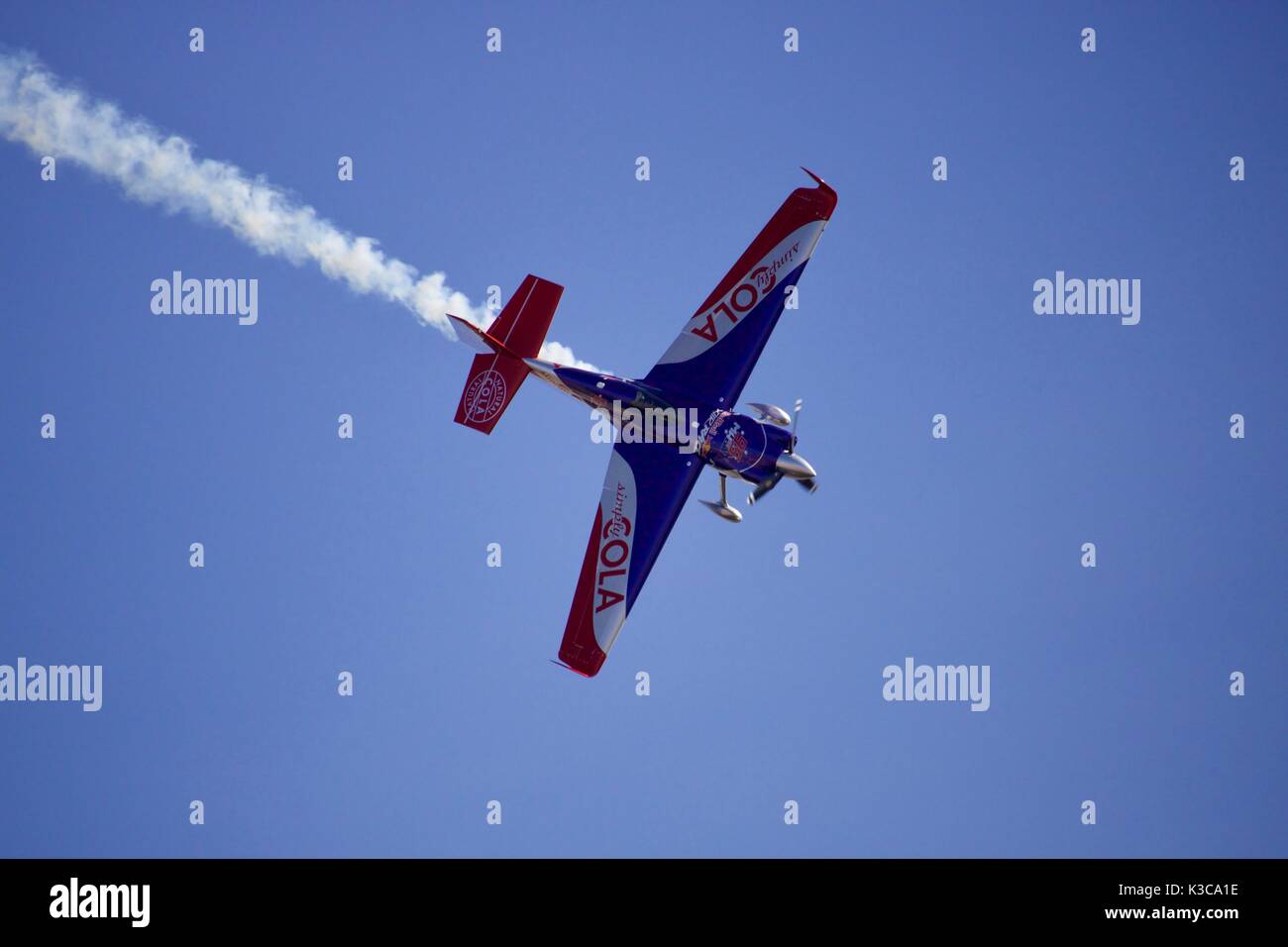 Avião no Redbull air race 2017 Foto Stock