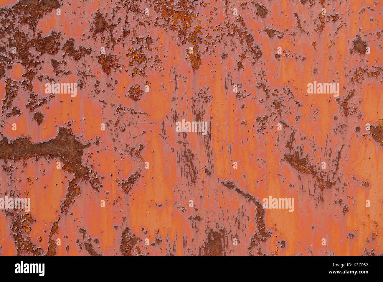 Abstract corroso colorata metallo arrugginito sfondo. Foto Stock