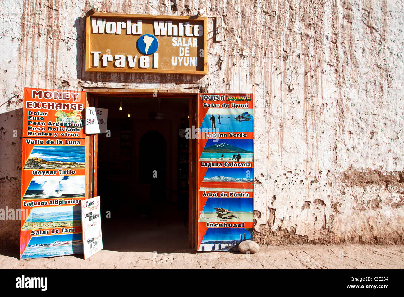 Il Cile, San Pedro de Atacama, tour provider, Foto Stock