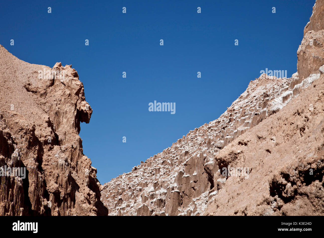 Il Cile, Valle de la Luna, rocce, sale, Foto Stock