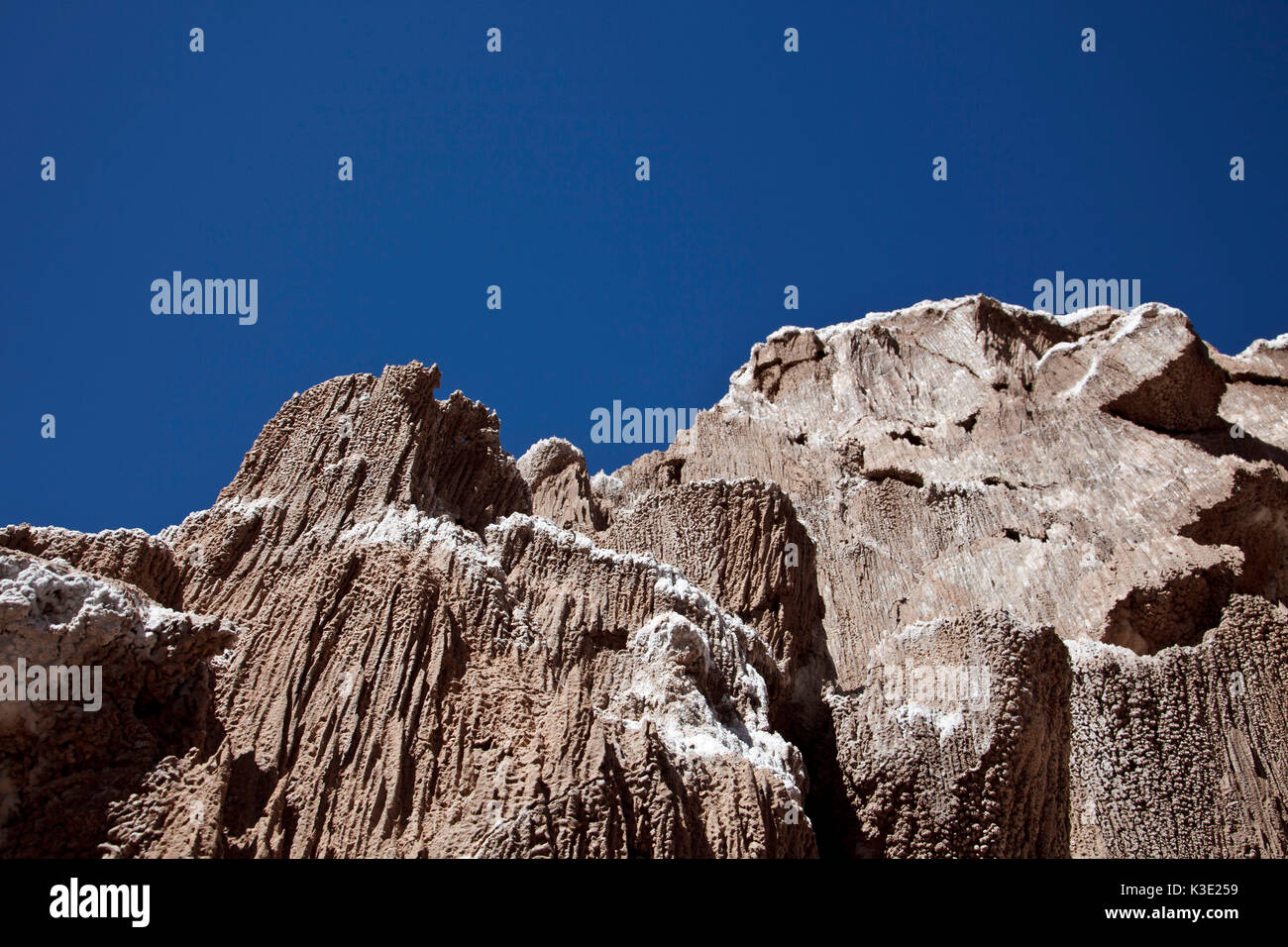 Il Cile, Valle de la Luna, rocce, sale, Foto Stock