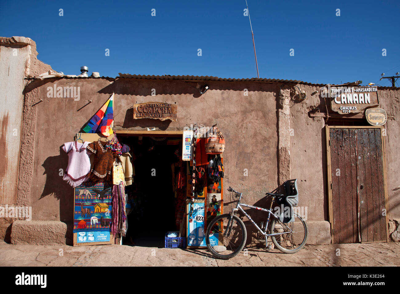 Il Cile, San Pedro de Atacama, business, bicicletta, Foto Stock