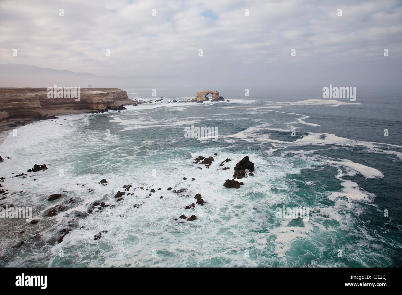 Il Cile, Antofagasta, La Portada, costa, Foto Stock
