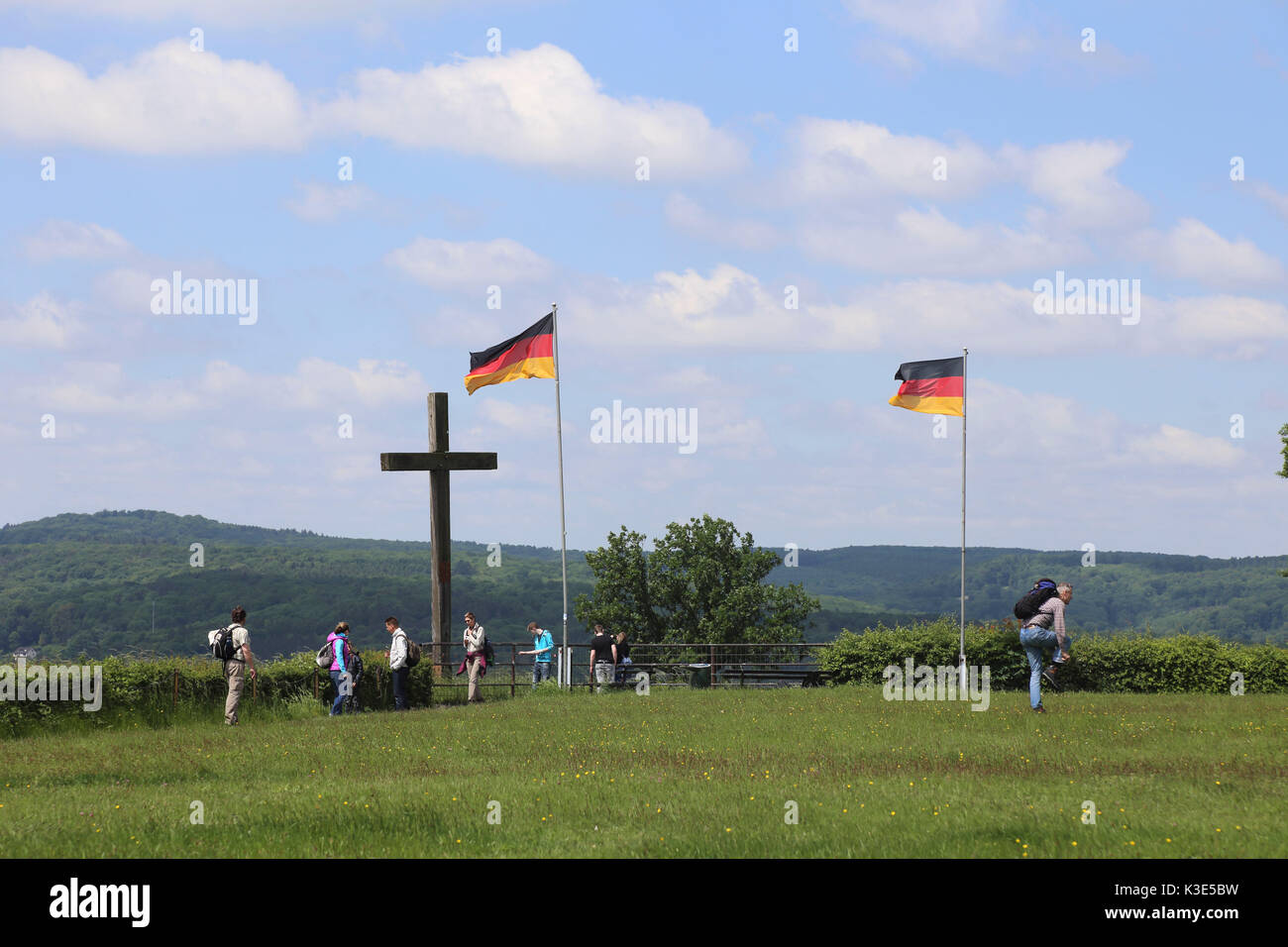 In Germania, in Renania Palatinato, Erpeler Ley, memorial Foto Stock