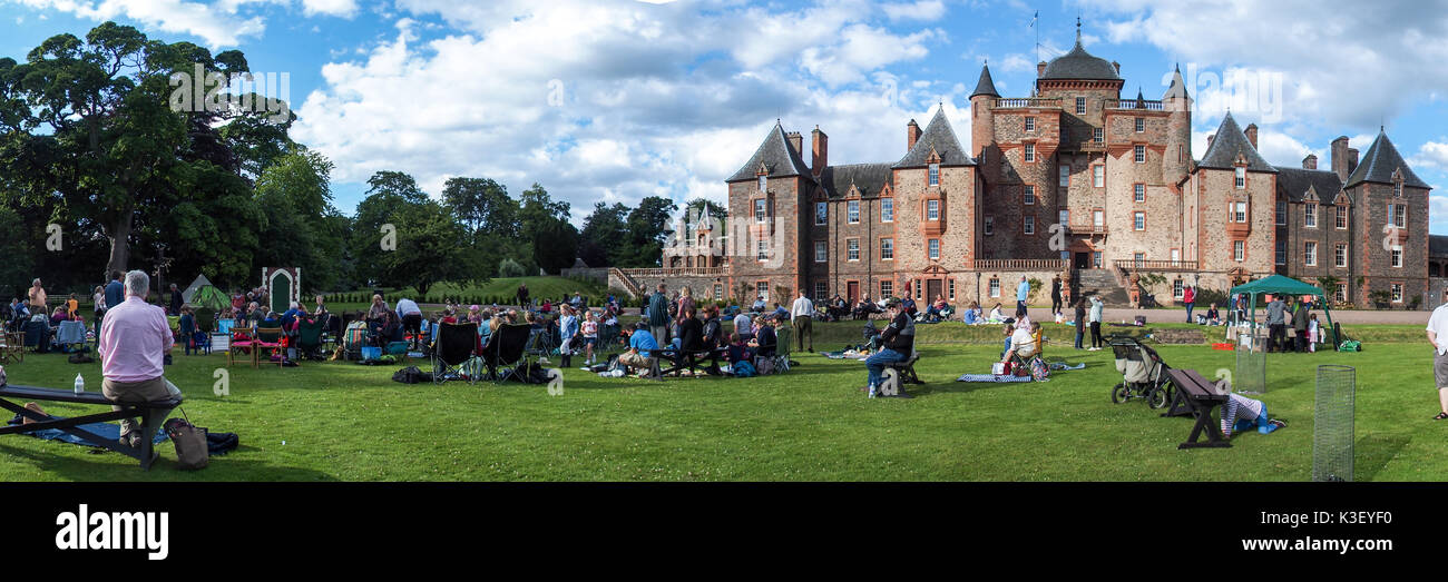 Il castello di Thirlestane, Lauder, Scottish Borders Foto Stock