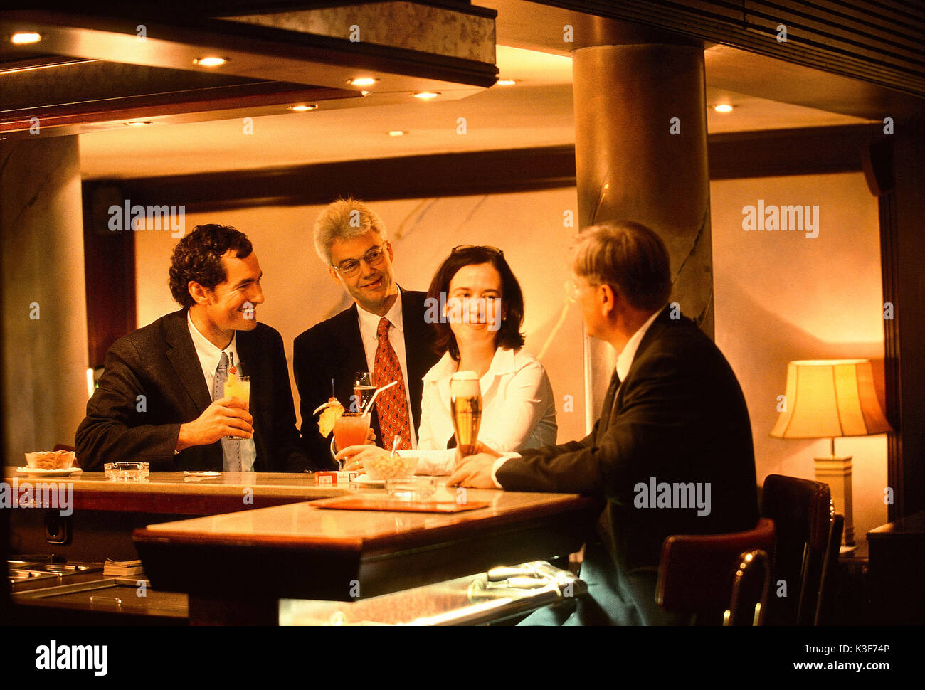 Scena da bar Foto Stock