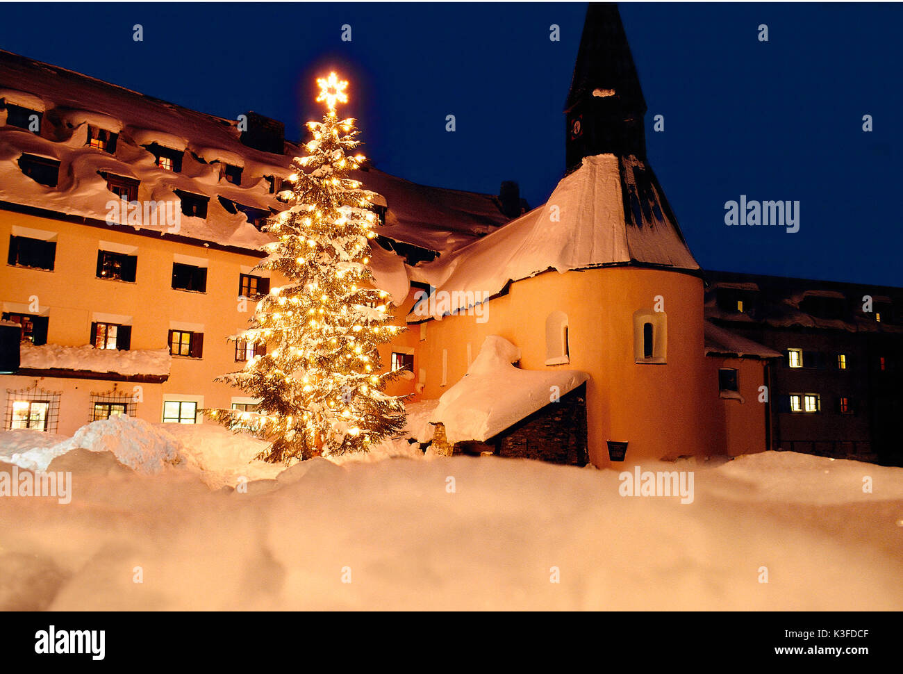 Hotel ospizio di St. Christoph presso la montagna Arl Foto Stock