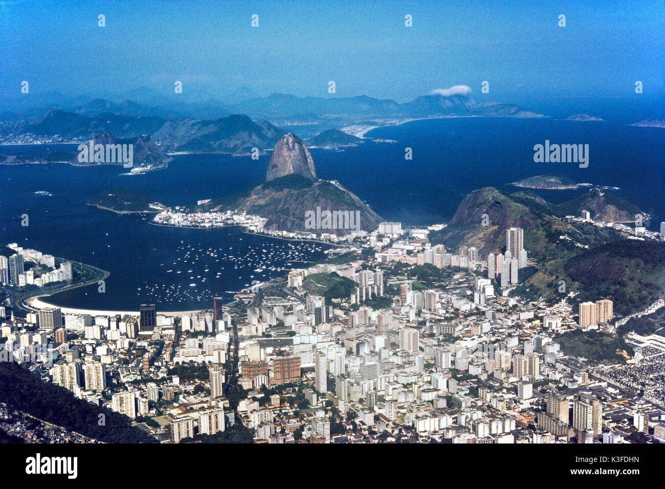 Vista a Rio de Janeiro Foto Stock