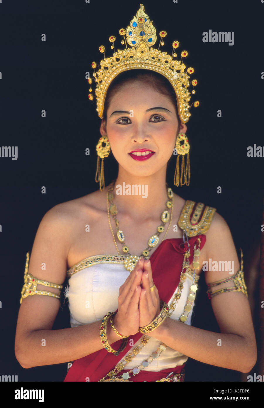 Danzatore tailandese Foto Stock