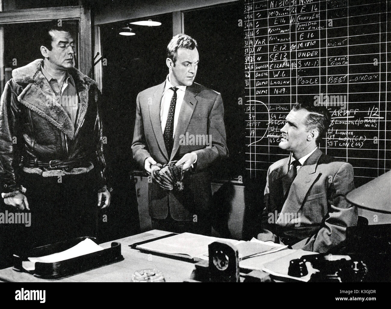 Il haul lungo Victor Mature, Peter Reynolds, PATRICK ALLEN Foto Stock