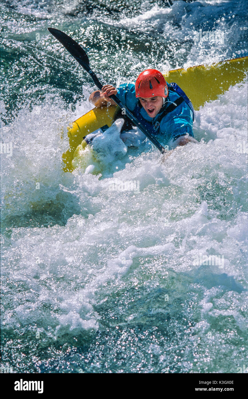 Driver di canoa Foto Stock