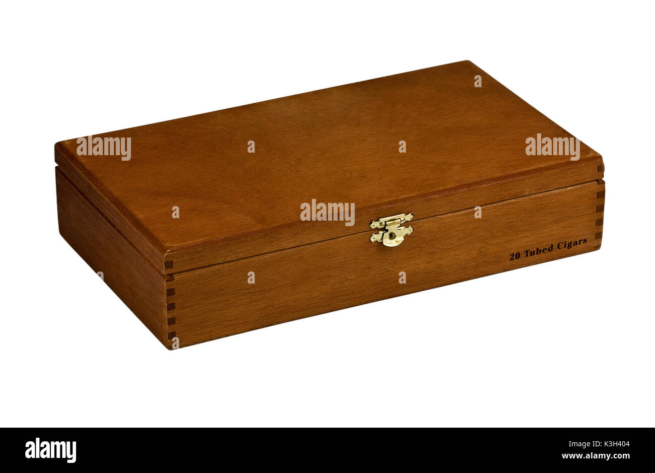 Chiuso il sigaro humidor Foto Stock