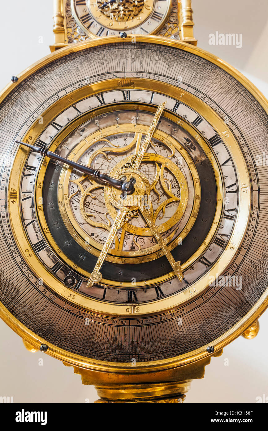 Orologio astronomico di Johann Schneider Foto stock - Alamy