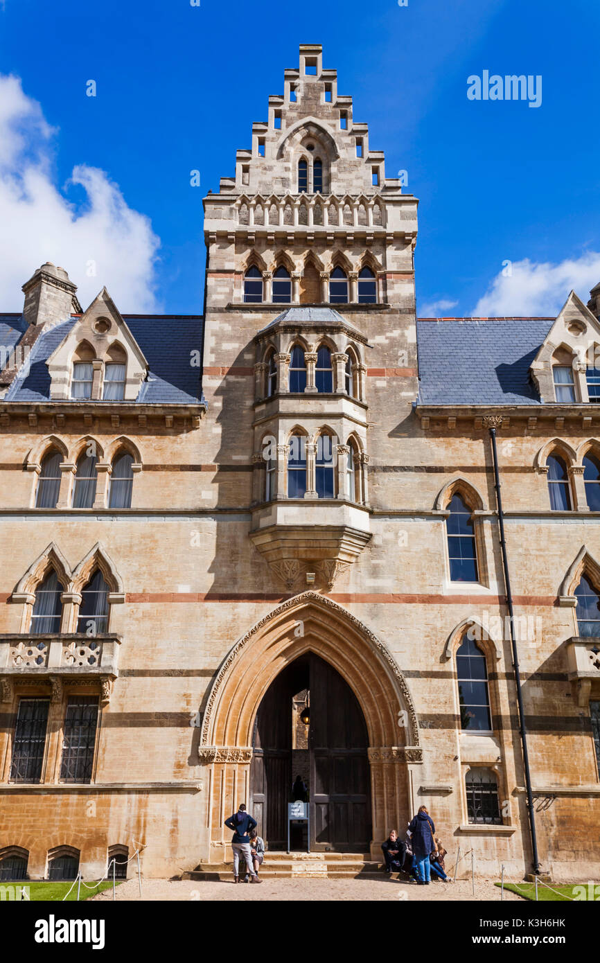 Inghilterra, Oxfordshire, Oxford, Christ Church College, Prato Ingresso di Gate Foto Stock