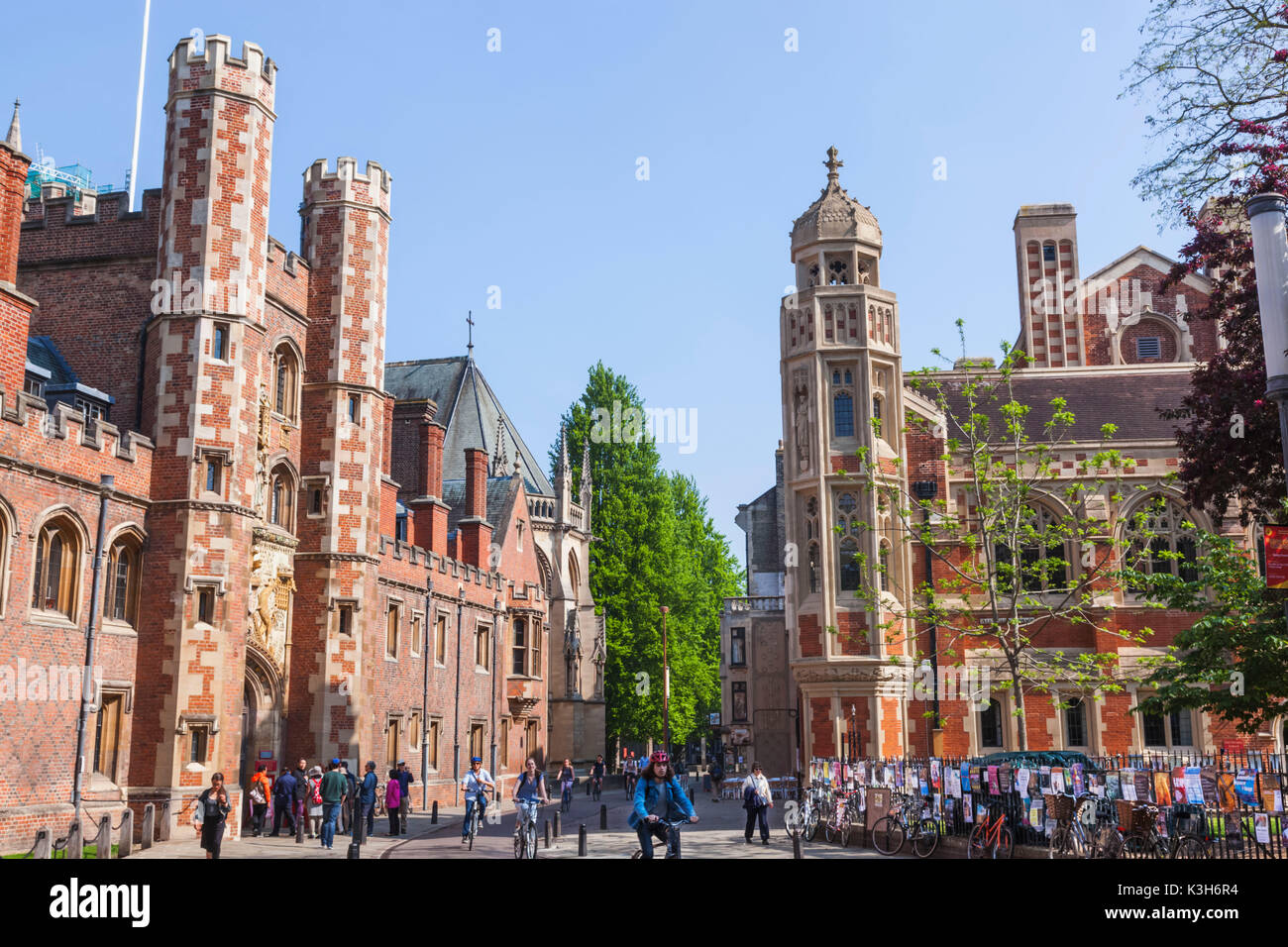 Inghilterra, Cambridgeshire, Cambridge, St.John's Street Foto Stock