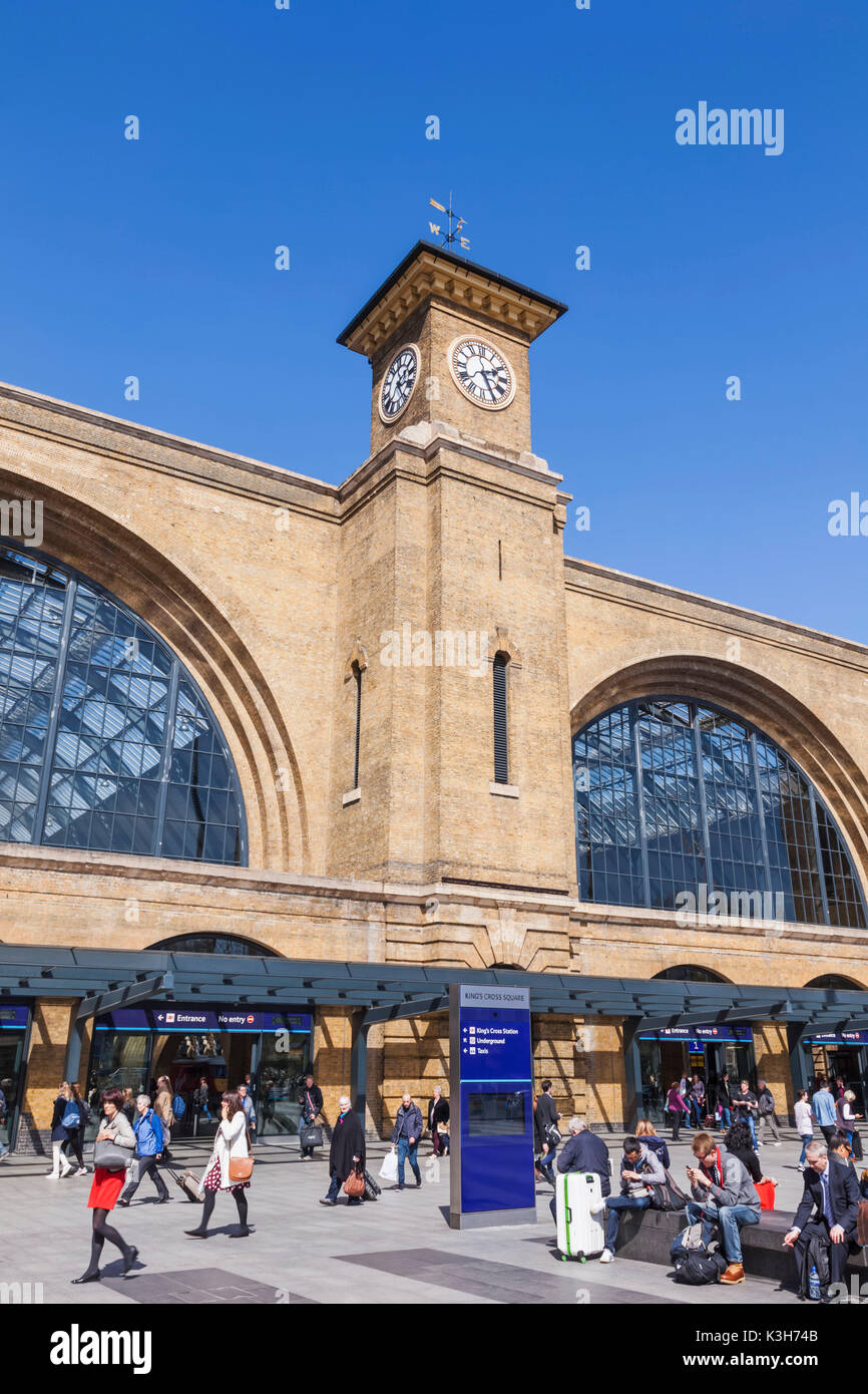 Inghilterra, Londra, alla stazione ferroviaria di Kings Cross Foto Stock