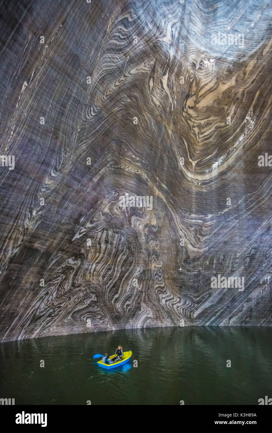 La Romania, Transilvania, vicino Targo Mures City, la Miniera di Sale di Turda Foto Stock