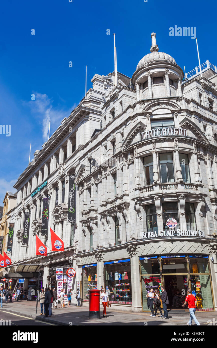 Inghilterra, Londra, Leicester Square, Edificio Trocodero Foto Stock