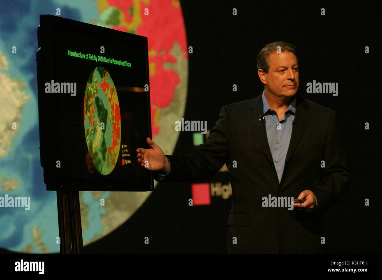 Al Gore in Davis Guggenheim documentario di una scomoda verità. Una scomoda verità [US 2006] Al Gore data: 2006 Foto Stock