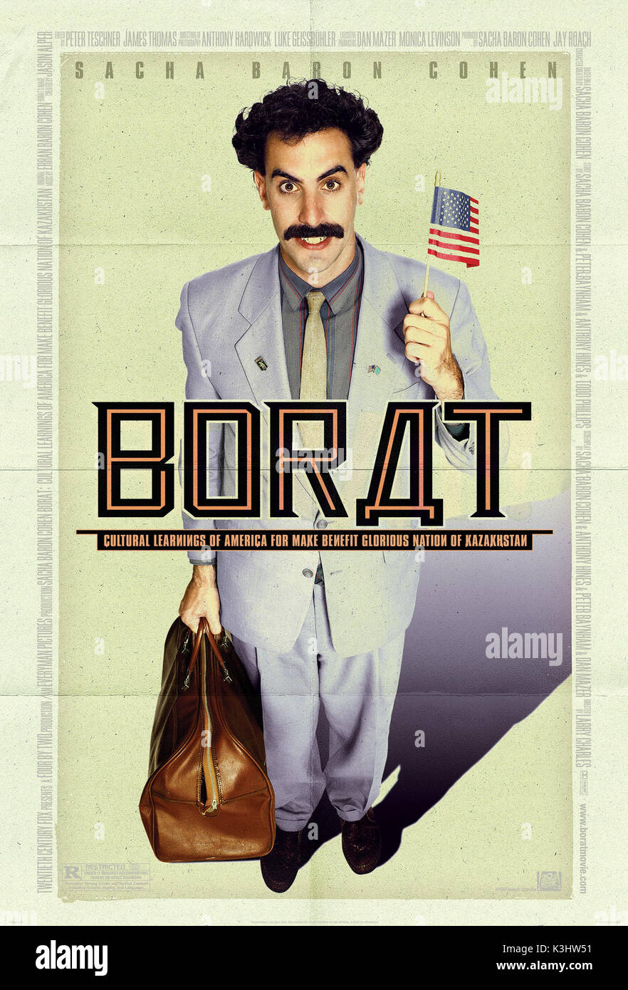 BORAT: apprendimenti culturali DI AMERICA PER FARE beneficio gloriosa Nazione del Kazakistan sacha baron cohen come Borat data: 2006 Foto Stock
