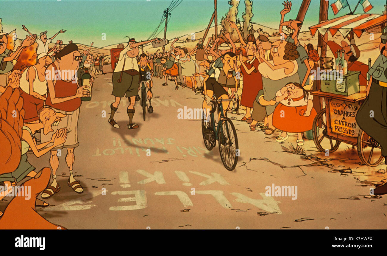 BELLEVILLE rendez-vous aka LES Triplettes di Belleville de data: 2003 Foto Stock