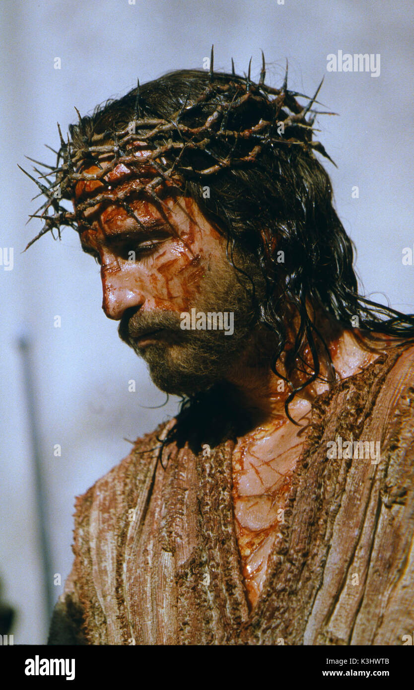 La passione di cristo Jim Caviezel come Gesù data: 2004 Foto Stock