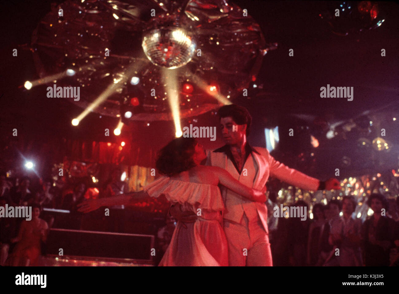 La febbre del sabato sera John Travolta, KAREN LYNN GORNEY data: 1977 Foto Stock