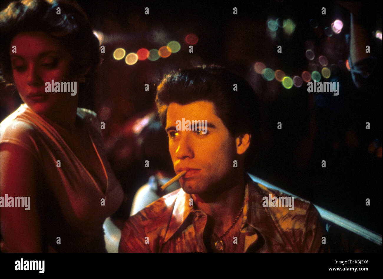 La febbre del sabato sera John Travolta data: 1977 Foto Stock