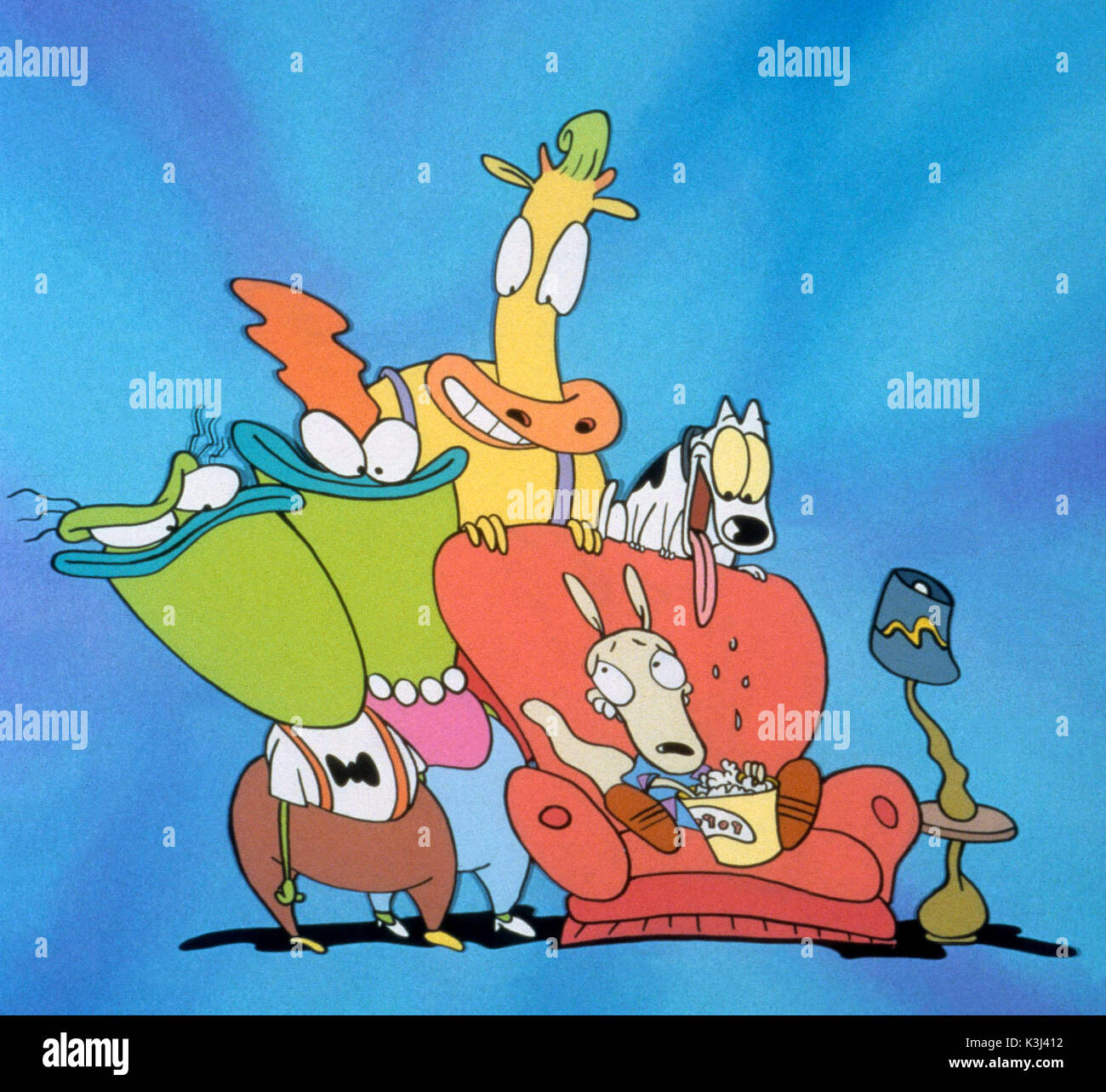 Rocko Della Moderna Vita Noi Tv Serie 1993 1996 Carlos Alazraqui Voci Rocko Seduto Foto Stock Alamy
