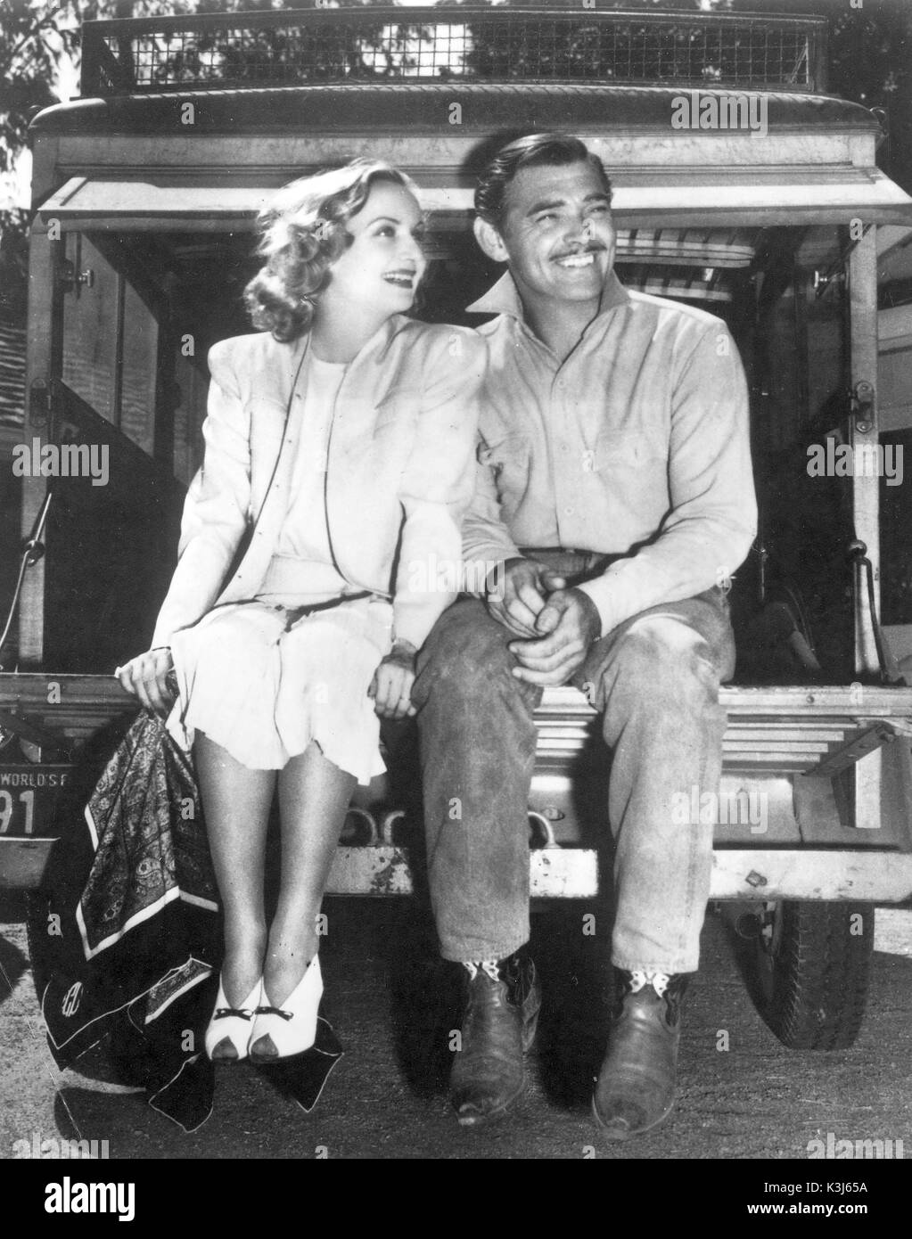 CAROLE Lombard e Clark Gable Foto Stock
