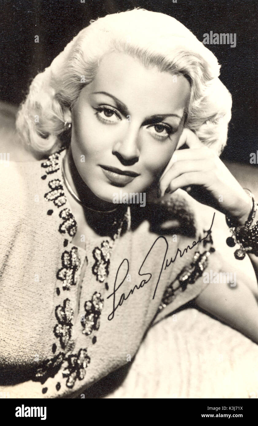 LANA TURNER American Film e televisione attrice Foto Stock