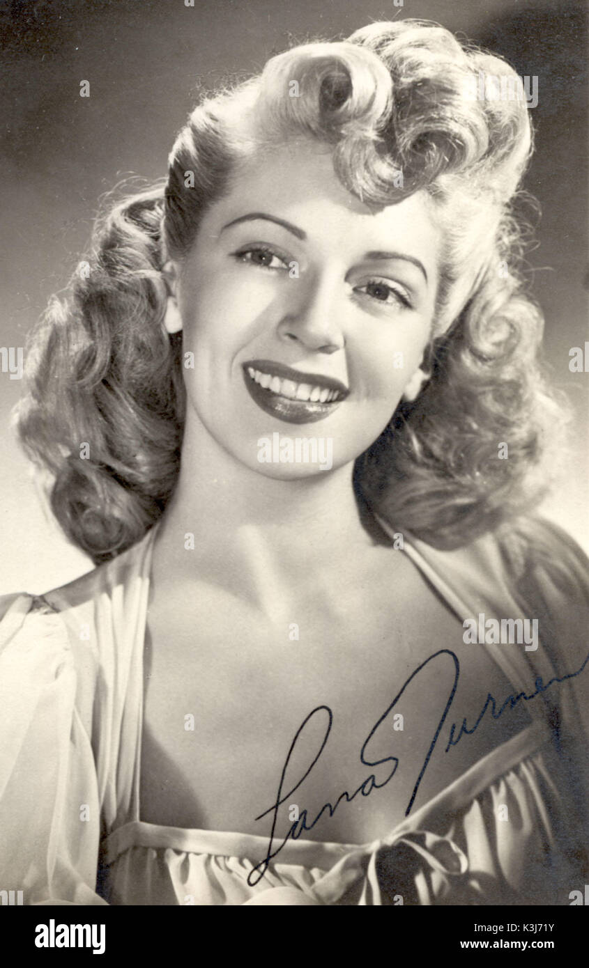 LANA TURNER American Film e televisione attrice Foto Stock