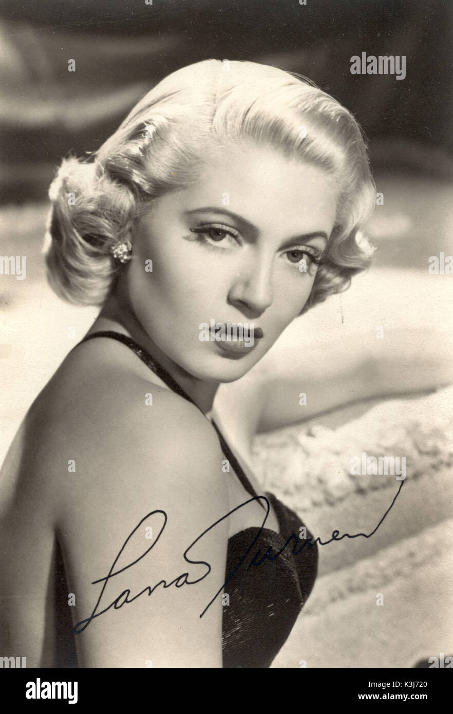 LANA TURNER American Film e televisione attrice Foto Stock