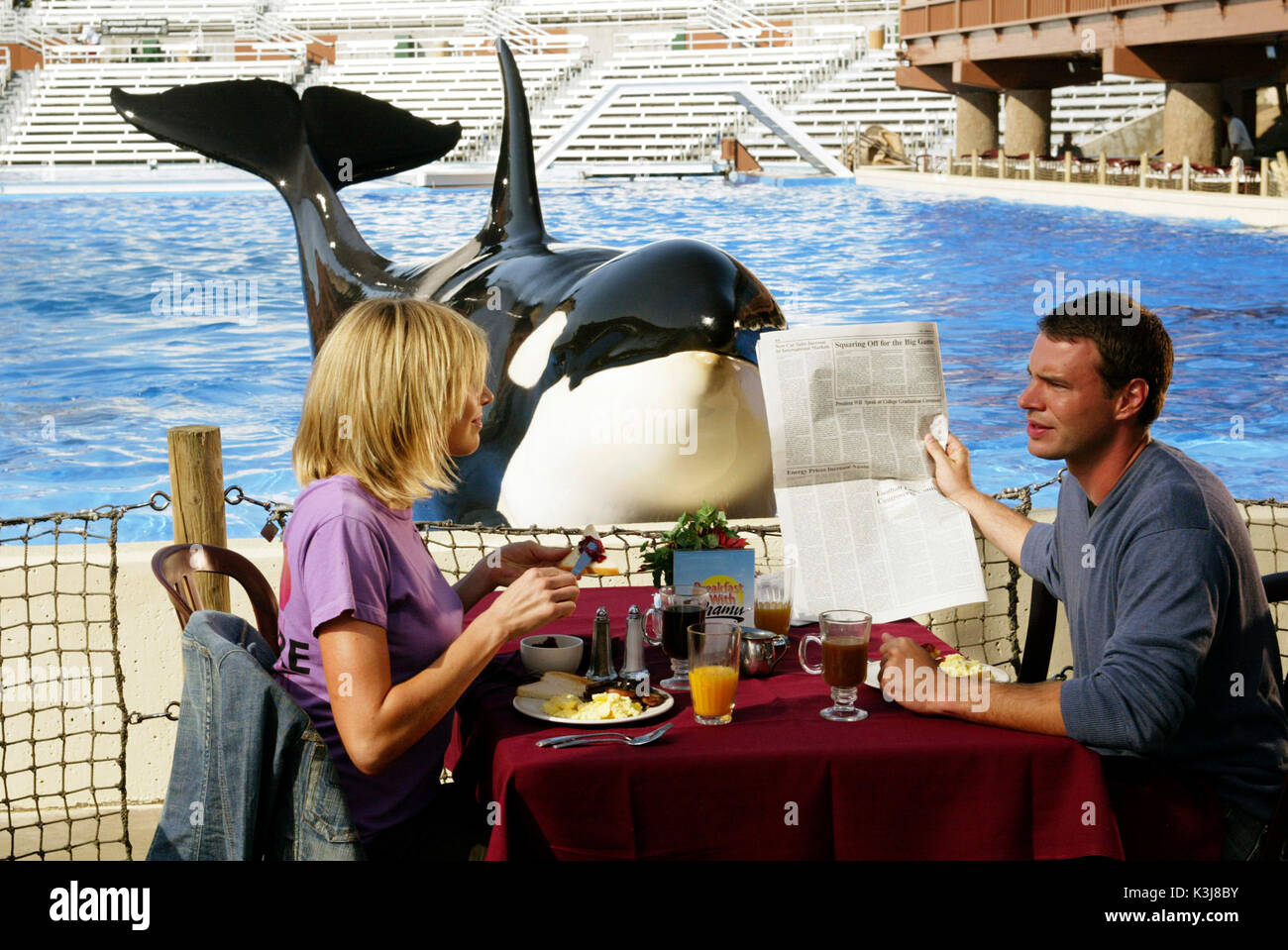 Serie frega#3/episodio#2/Il mio viaggio Sarah Chalke come la Dottoressa Elliot Reid, SCOTT FOLEY come Sean SCRUBS Foto Stock