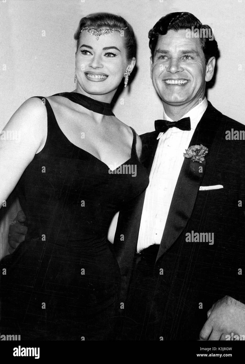 Coppia sposata, attori Anita Ekberg e ANTHONY STEEL Foto Stock