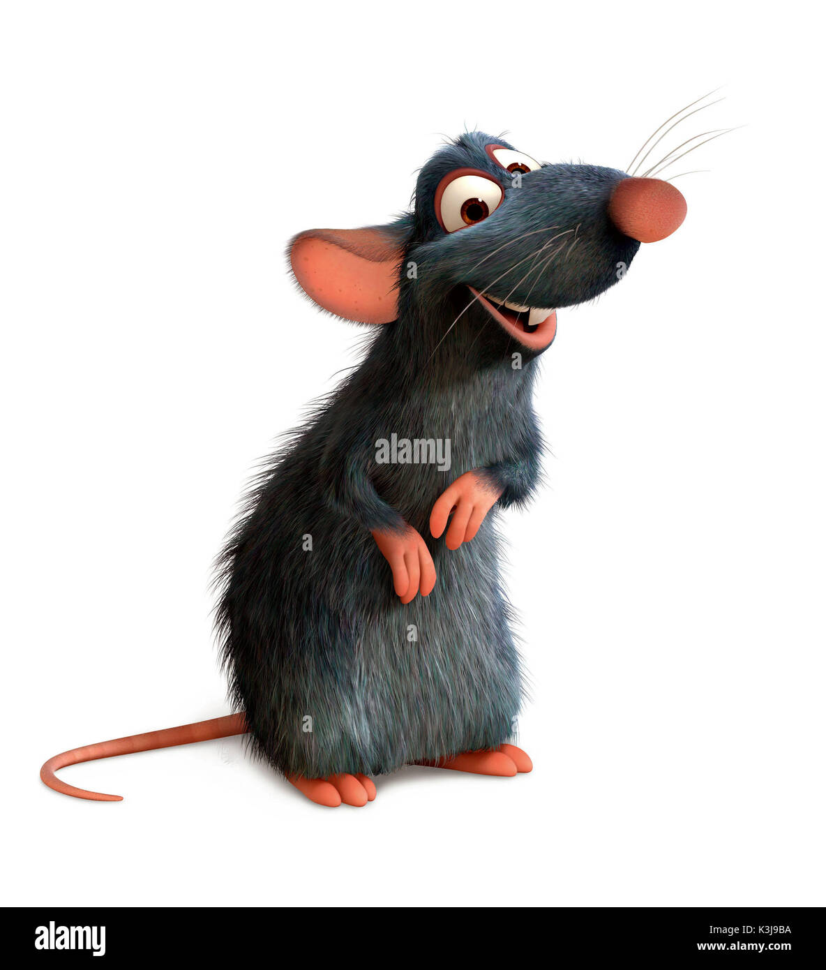 Ratatouille. I topi non sono estranei al rifiuto, ma Remy, un topo che desidera essere un grande chef, ha più dei soliti ostacoli da superare. Remy odia affatto l'idea di rubare e mangiare spazzatura; si considera un creatore, non un becchino. Quando non è in giro per i pochi scarti gourmet su cui può tranquillamente mettere le mani, Foto Stock