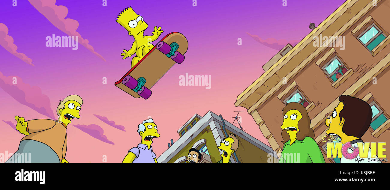 I Simpson - IL FILM NANCY CARTWRIGHT voci Bart Simpson I Simpson - Il film data: 2007 Foto Stock