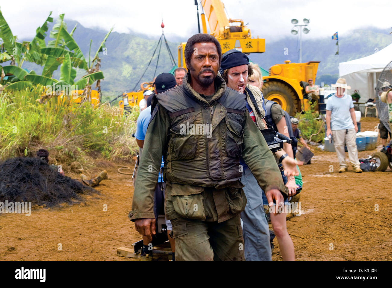 TROPIC THUNDER Robert Downey Jr., Steve Coogan data: 2008 Foto Stock